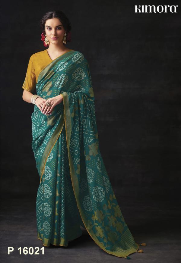 Kimora Meera Bandhani Hits Brasso Exlusive Saree Collection